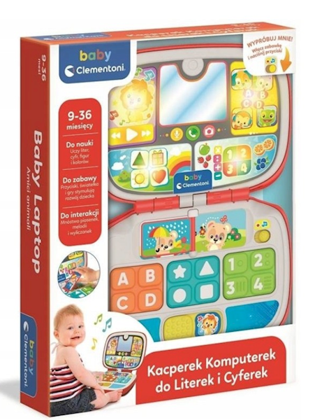 CLEMENTONI KACPEREK KOMPUTEREK DO LITEREK I CYFERE