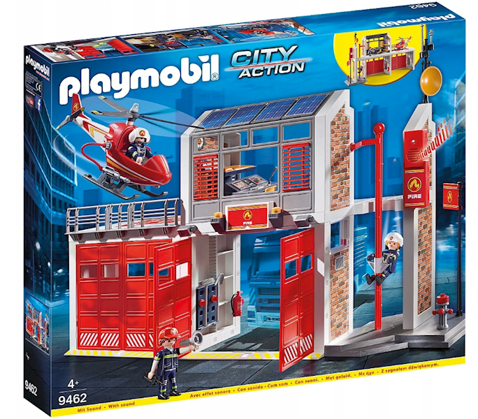 PLAYMOBIL DUŻA REMIZA STRAŻACKA 9462