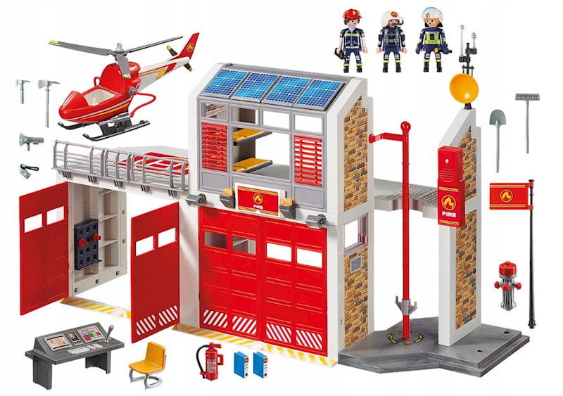 PLAYMOBIL DUŻA REMIZA STRAŻACKA 9462
