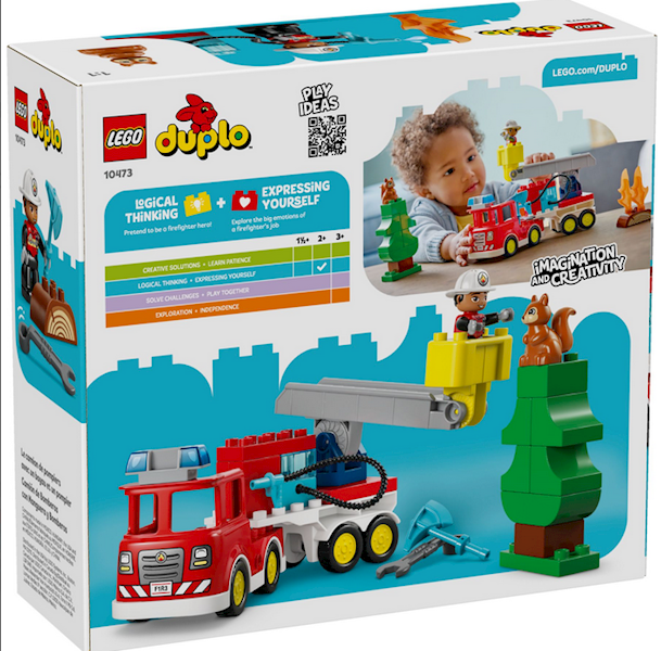 LEGO DUPLO WÓZ STRAŻACKI 10473 +