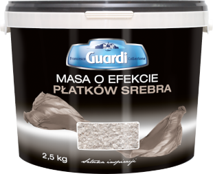 MASA O EFEKCIE PŁATKÓW SREBRA Francesco Guardi LAKMA  2,5 KG