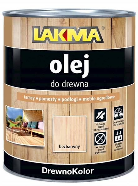 OLEJ DO DREWNA DREWNOKOLOR BEZBARWNY 0,8L