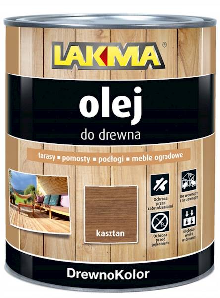 OLEJ DO DREWNA DREWNOKOLOR KASZTAN 2,5L