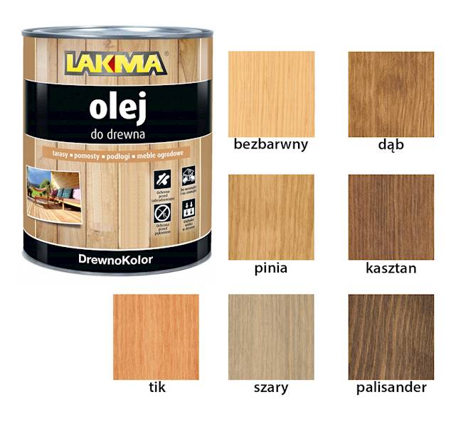 OLEJ DO DREWNA DREWNOKOLOR DĄB 0,8L