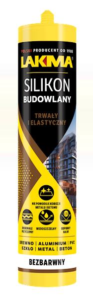 SILIKON N BUDOWLANY NEUTRALNY LAKMA  280ML