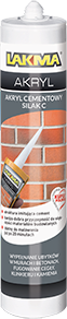 SILAK C ELEWACYJNY AKRYL CEMENTOWY LAKMA SZARY BETONOWY RAL7023 280 ML