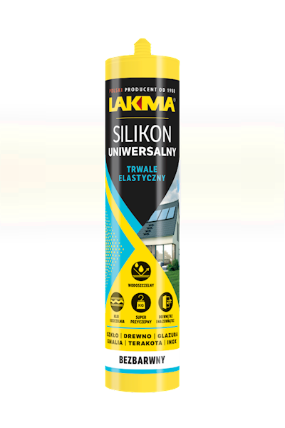 SILIKON LIDER UNIWERSALNY CZARNY 0,28 L LAKMA