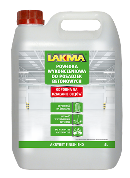 AKRYBET FINISH EKO LAKIER  5L Lakma
