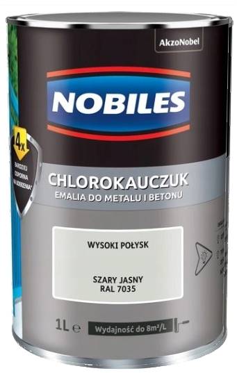 CHLOROKAUCZUK SZARY JASNY RAL 7035  0,9 L