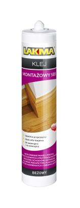 KLEJ MONTAŻOWY ULTRA MOCNY LAKMA  BIAŁY  0,28 L