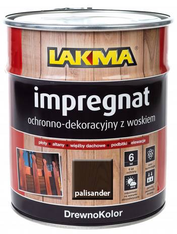 IMPREGNAT DO DREWNA Z WOSKIEM PALISANDER  4 L