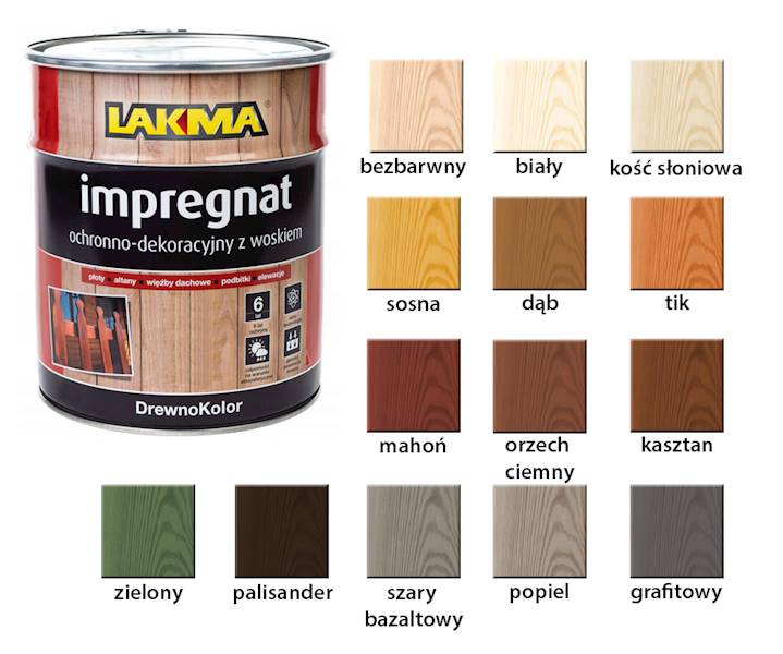IMPREGNAT DO DREWNA Z WOSKIEM TIK  0,8 L