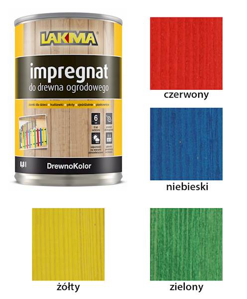 IMPREGNAT DO DREWNA OGRODOWEGO ŻÓŁTY  0,8 L