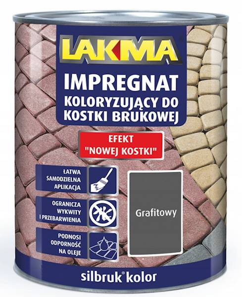 SILBRUK IMPREGNAT KOLORYZUJĄCY  GRAFITOWY 10 L