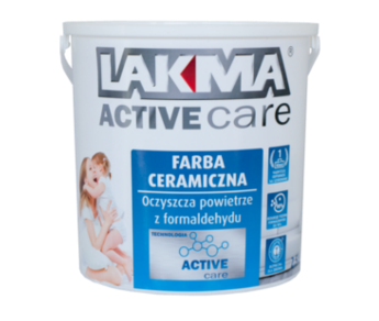 ACTIVE CARE FARBA CERAMICZNA BIAŁA MAT 2,5L LAKMA