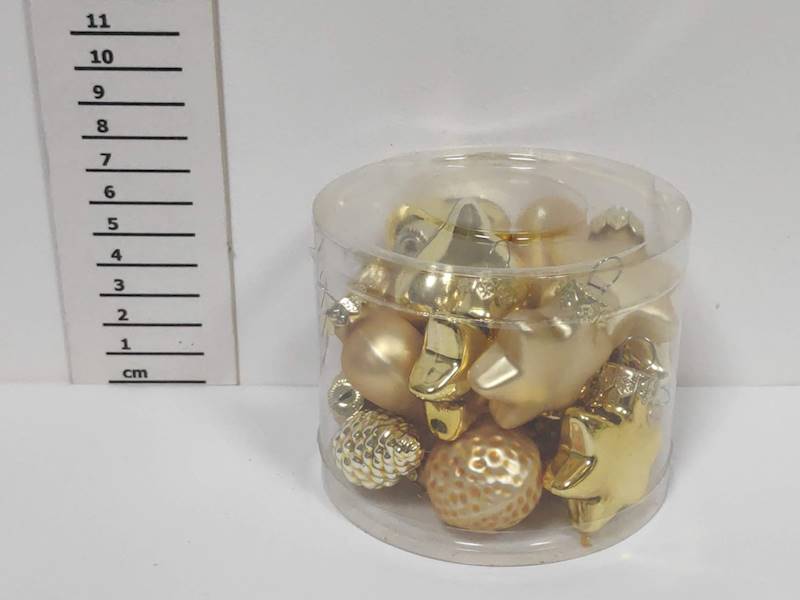 Mix choinkowy 20szt gold/red/silver/white