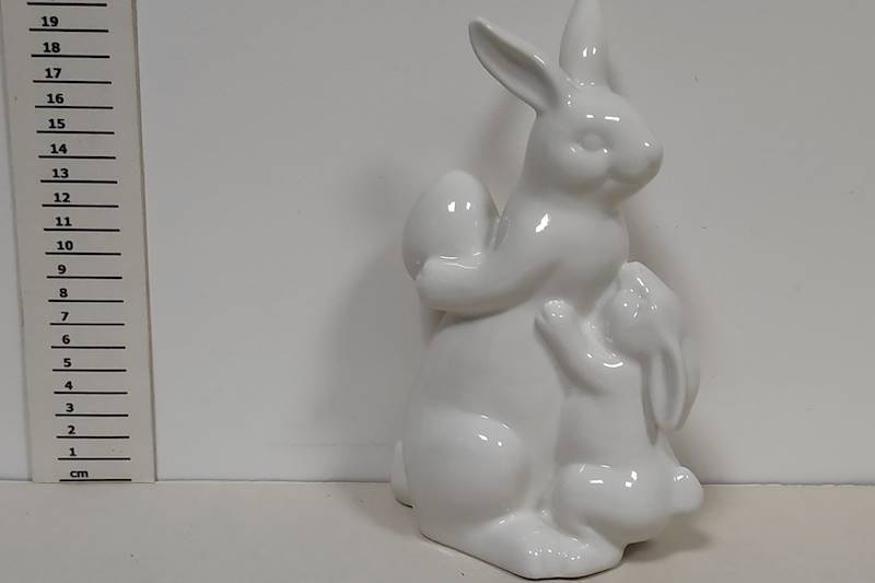 Zając ceramiczny