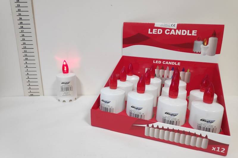 Wkład LED z baterią 2xAA plastik (display box) 5.3
