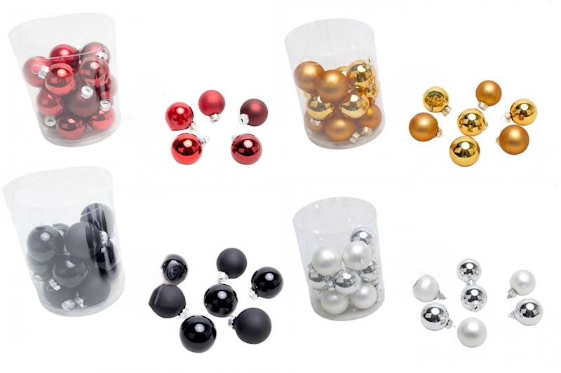 Bombki 4cm do zawieszenia 20szt