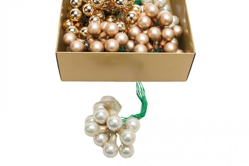 Bombki 2,5cm 144szt/12 wiązanek