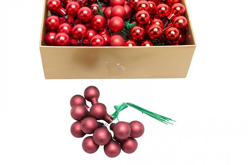 Bombki 2,5cm 144szt/12 wiązanek