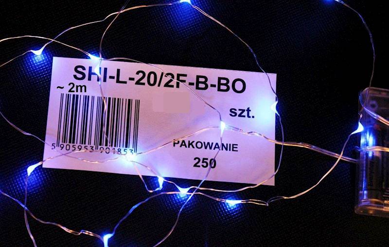 Oświetlenie LED 20 białe/ciepłe