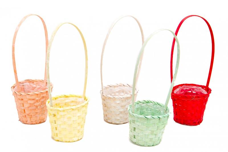 Koszyk prymulka pastelowy MIX