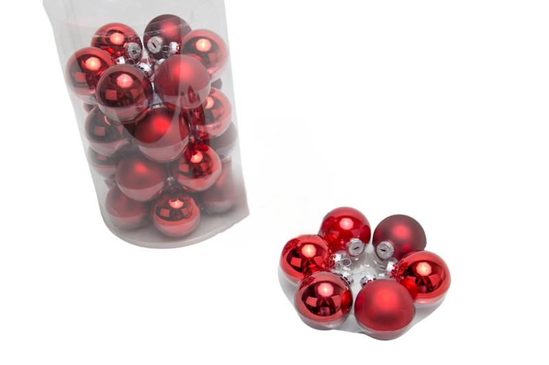Bombki 6cm do zawieszenia 30szt