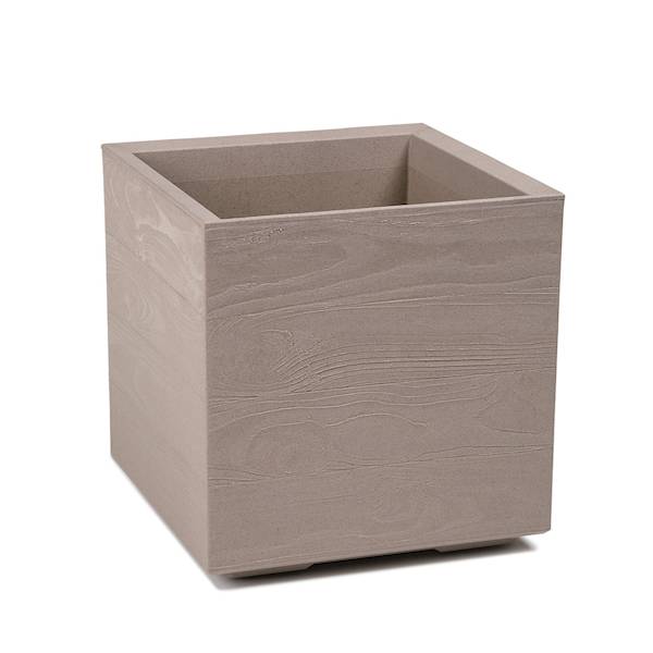 Kwietnik KARO ECO coffee 400x400x400mm deska