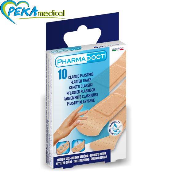 PHARMADOCT 113681 Plastry klasyczne 10 szt