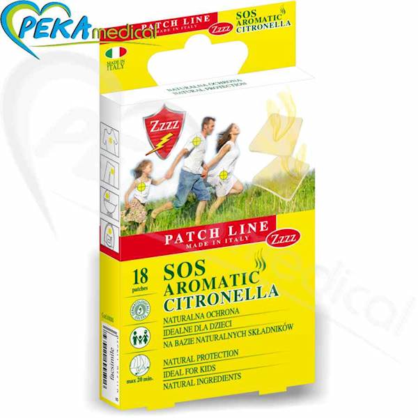 Plastry Patch Line o zapachu cytronelli 18 szt 118044