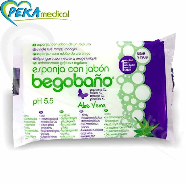 Begobano Aloe Vera Foam XL myjka z żelem myjącym z dodatkiem aloesu