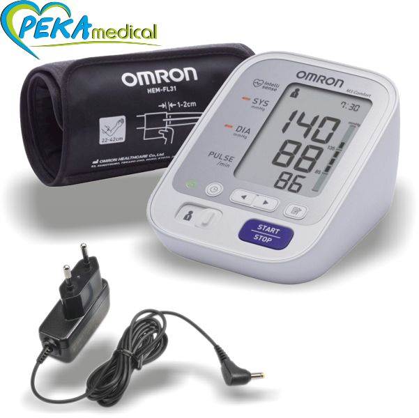 OMRON Ciśnieniomierz Model M3 COMFORT + ZASILACZ (AC-Adapter-S)