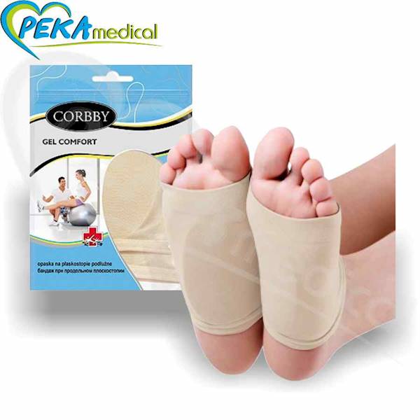 Corbby Gel Comfort Opaska na płaskostopie podłużne