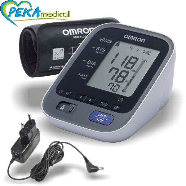 OMRON Ciśnieniomierz Model M7 INTELLI IT (HEM-7322T-E) + ZASILACZ (AC-Adapter-S)