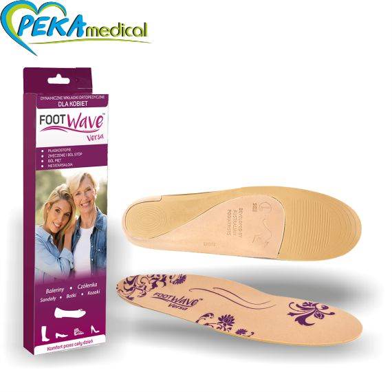Dynamiczne Wkładki Ortopedyczne Foot Wave Versa Foot Active
