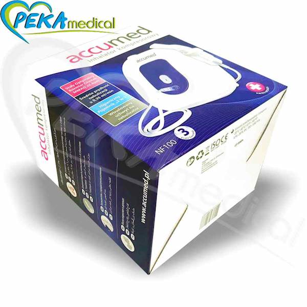 Accumed NF100 Inhalator kompresorowy tłokowy nebulizator