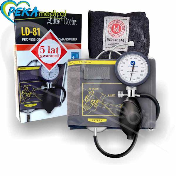 Little Doctor LD 81 Ciśnieniomierz mechaniczny zintegrowany stetoskop wszyty w mankiet