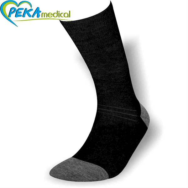 DeoMed Medic Deo Silverwool czarny 38-40 Skarpetki zdrowotne frotte z wełny merynosowej