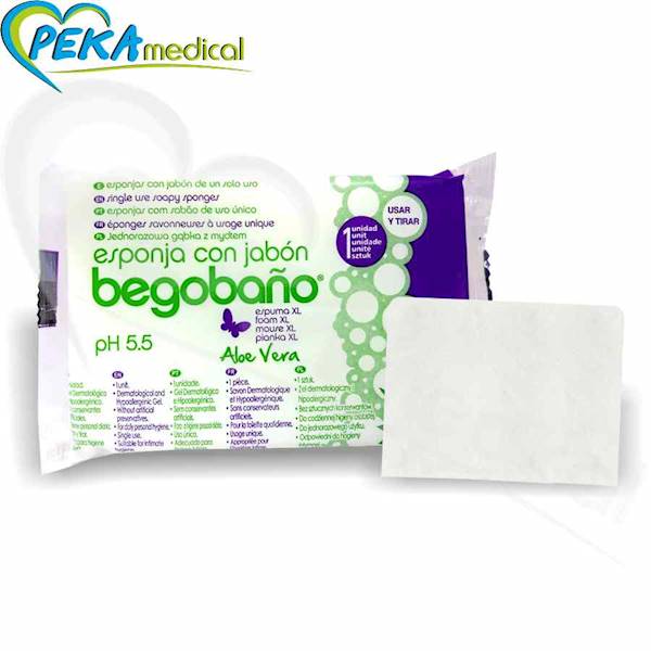 Begobano Aloe Vera Foam XL myjka z żelem myjącym z dodatkiem aloesu