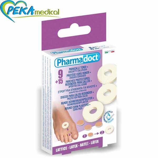 PHARMADOCT 130596 Plastry na odciski z kwasem salicylowym 9+15 szt