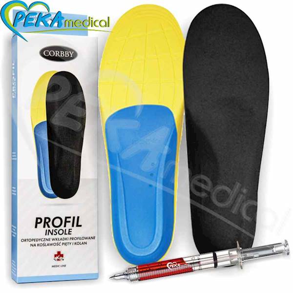 PodOrtic Profil Insole Wkładki ortopedyczne do butów profilowane na koślawość