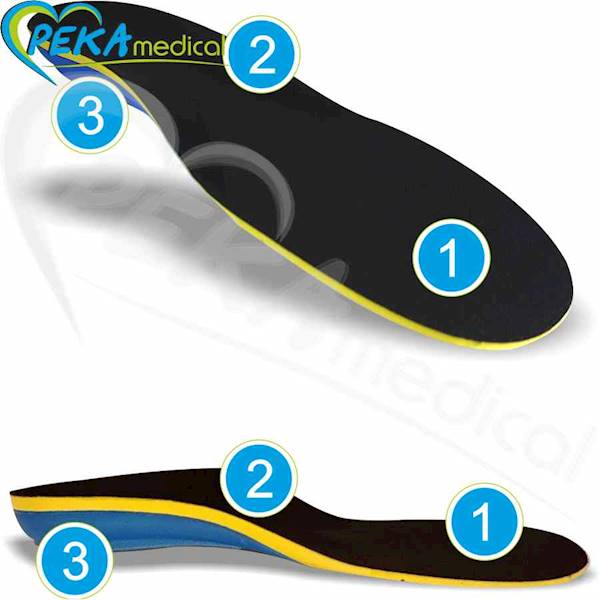 Corbby Profil Insole M 41-42-43 Wkładki ortopedyczne profilowane na koślawość