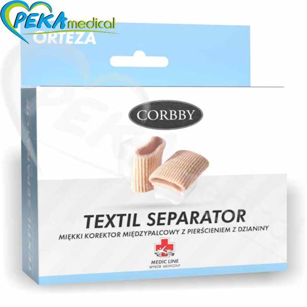 Corbby Textil Separator Osłona z separatorem międzypalcowym