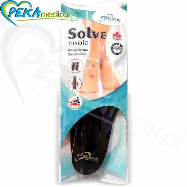 PodOrtic Solve Insole 37 Wkładki pełne z pelotą na ostrogi piętowe
