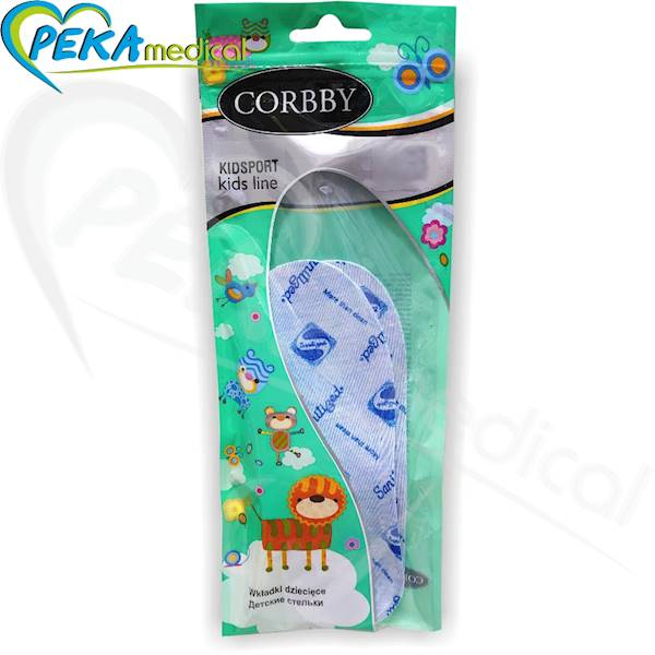Corbby Kids Sport 31 Wkładki ortopedyczne dziecięce z pianki profilowanej