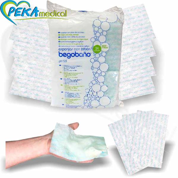 Begobano Soap Sponge pH 5,5 myjka z żelem myjącym 24 szt