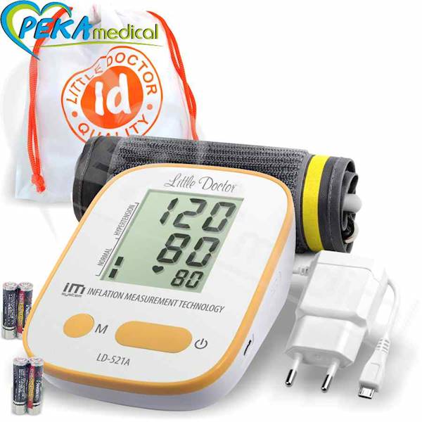 Little Doctor LD 521A Ciśnieniomierz naramienny elektroniczny automatyczny z zasilaczem arytmia