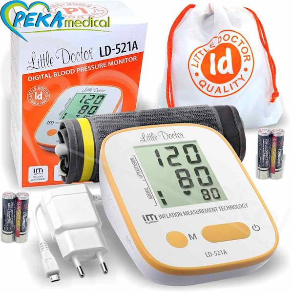 Little Doctor LD 521A Ciśnieniomierz naramienny elektroniczny automatyczny z zasilaczem arytmia