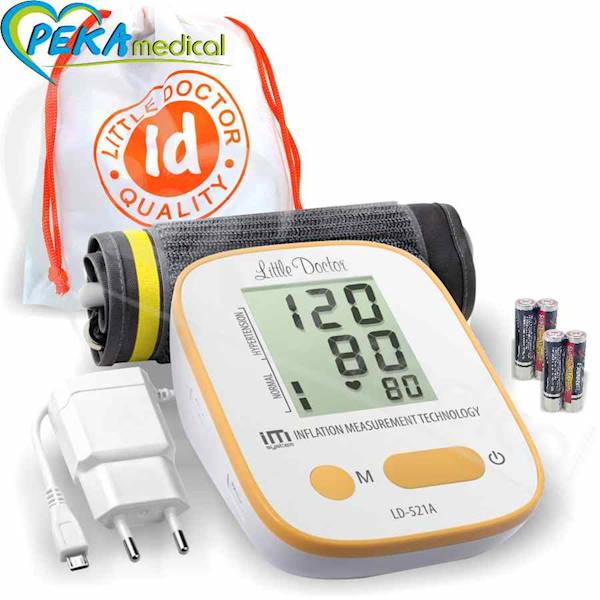 Little Doctor LD 521A Ciśnieniomierz naramienny elektroniczny automatyczny z zasilaczem arytmia